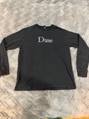 🔥Dime Black Long Sleeve  Tee 🔥